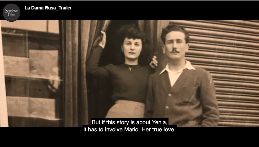 Snímky mladých manželů z filmu La dame rusa
